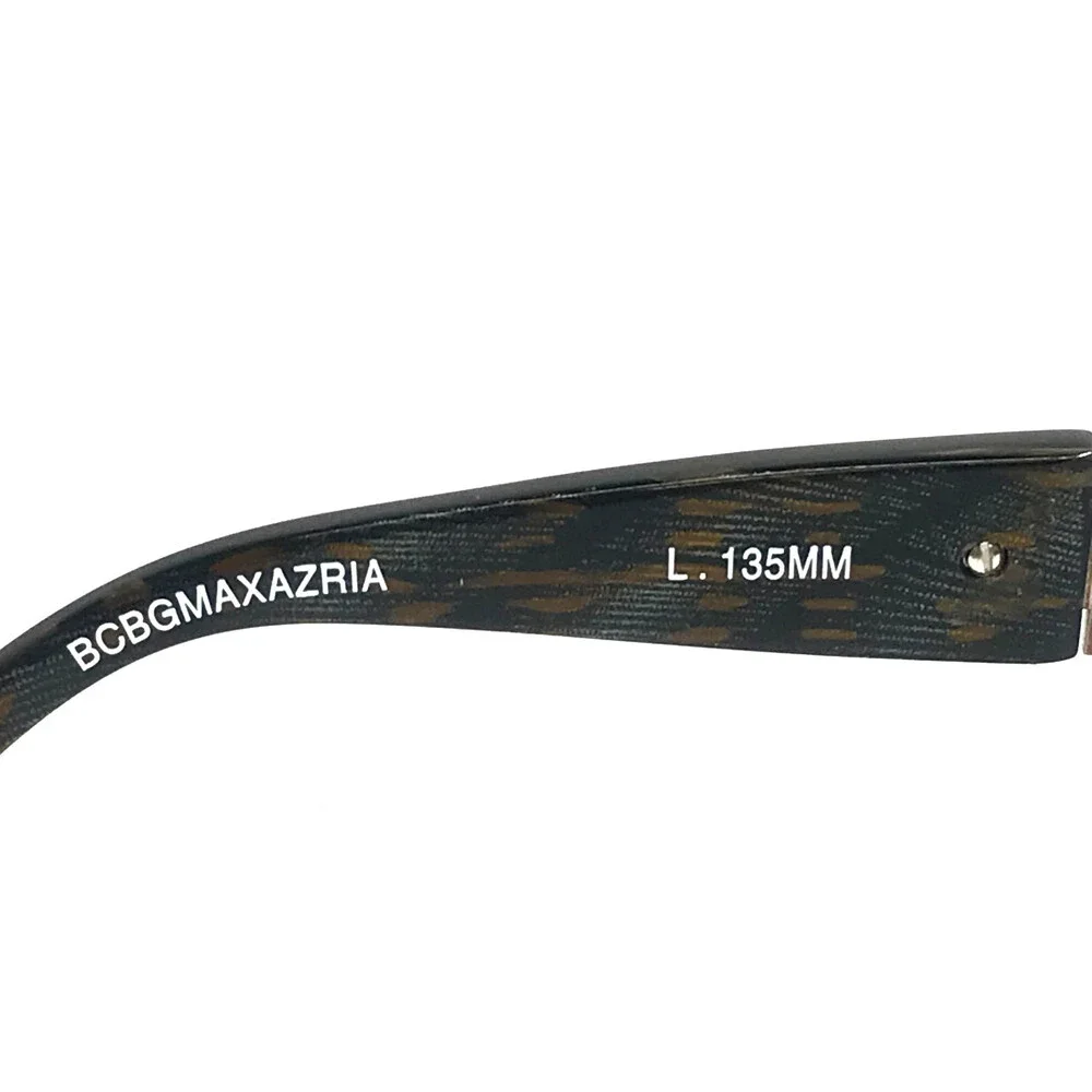 BCBGMAXAZRIA Eyeglasses Frames G-AYANA SAND Brown Gold Rectangle 54-17-135